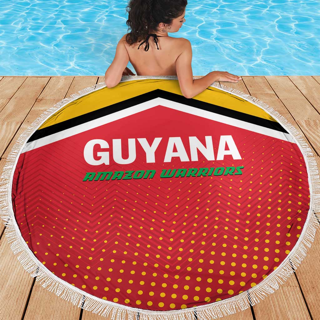 Guyana Cricket Amazon Warriors Beach Blanket All The Way Champions - Wonder Print Shop