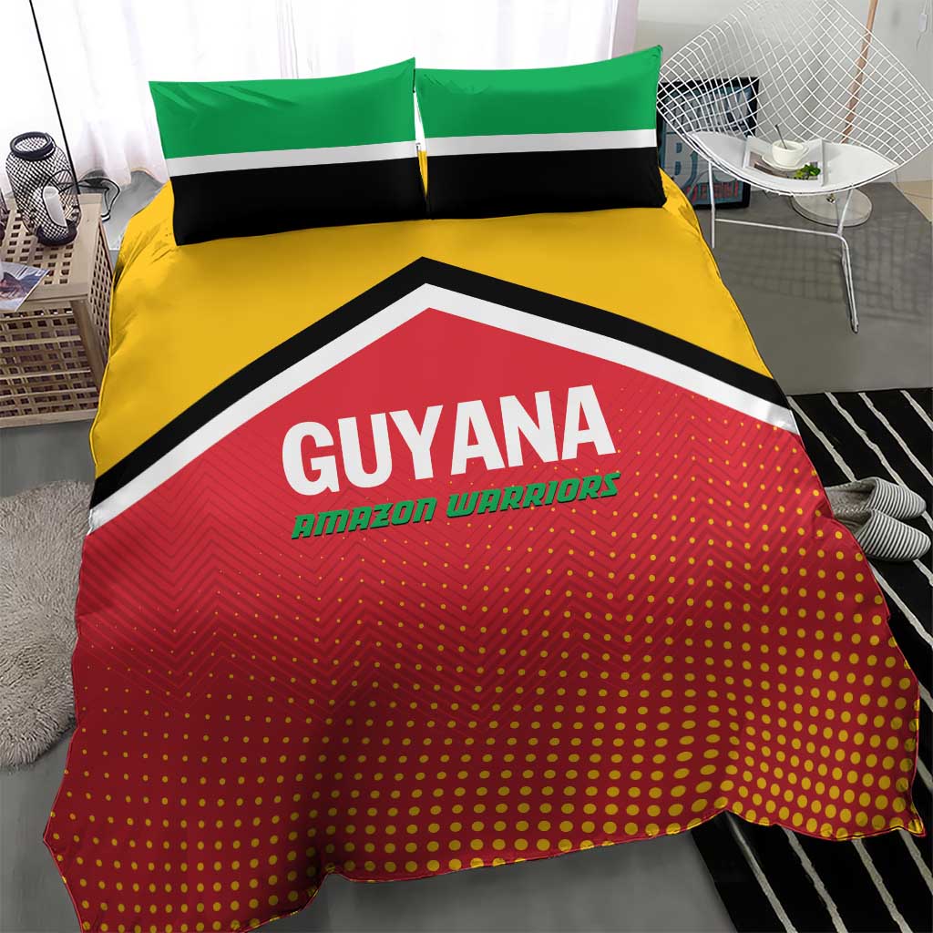 Guyana Cricket Amazon Warriors Bedding Set All The Way Champions - Wonder Print Shop