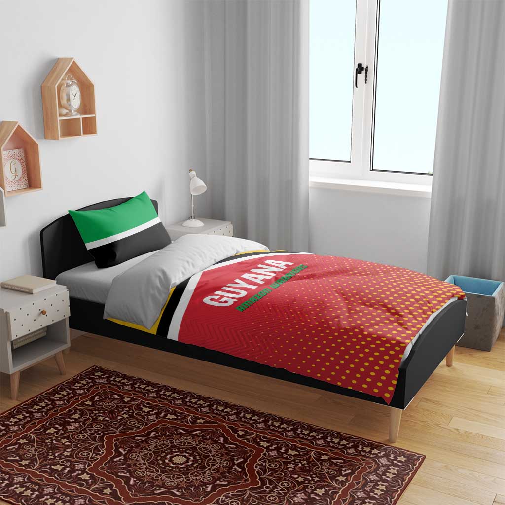 Guyana Cricket Amazon Warriors Bedding Set All The Way Champions - Wonder Print Shop