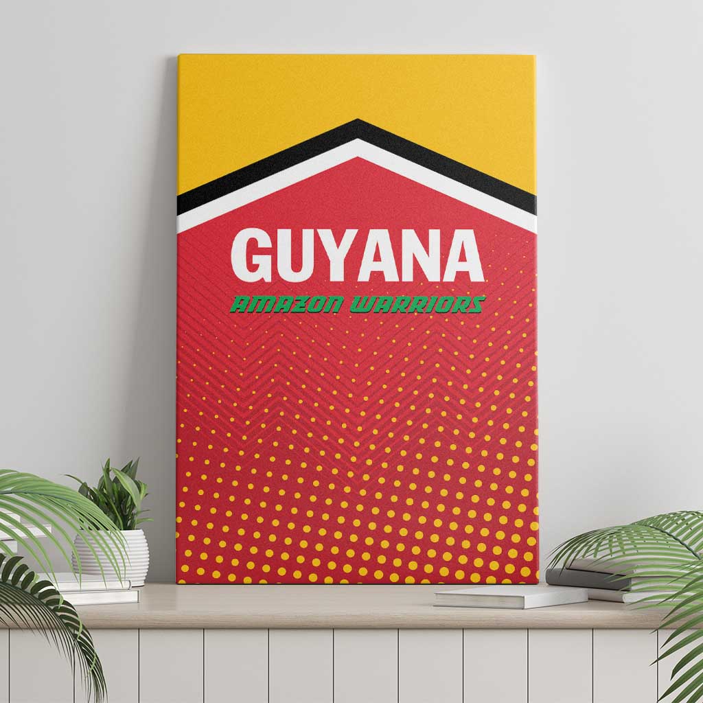 Guyana Cricket Amazon Warriors Canvas Wall Art All The Way Champions - Wonder Print Shop