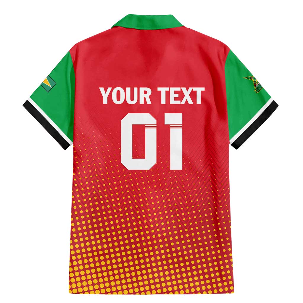 Custom Guyana Cricket Amazon Warriors Family Matching Mermaid Dress and Hawaiian Shirt All The Way Champions - Wonder Print Shop