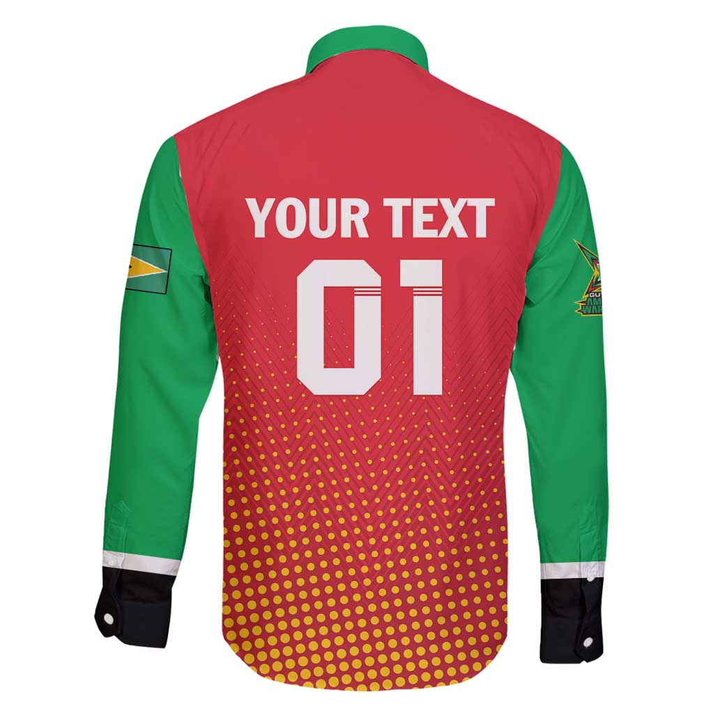 Custom Guyana Cricket Amazon Warriors Family Matching Off Shoulder Short Dress and Hawaiian Shirt All The Way Champions - Wonder Print Shop