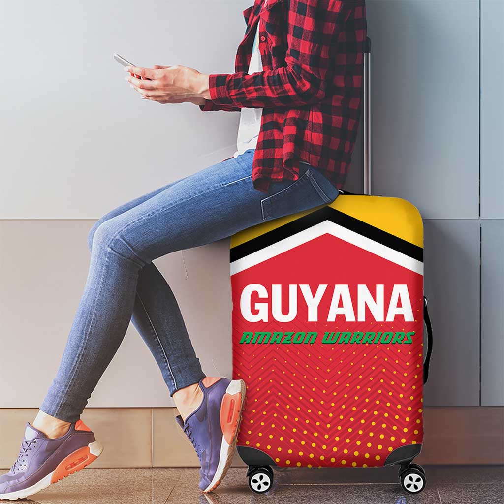 Guyana Cricket Amazon Warriors Luggage Cover All The Way Champions - Wonder Print Shop