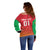 Custom Guyana Cricket Amazon Warriors Off Shoulder Sweater All The Way Champions - Wonder Print Shop