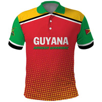 Custom Guyana Cricket Amazon Warriors Polo Shirt All The Way Champions - Wonder Print Shop