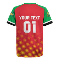 Custom Guyana Cricket Amazon Warriors Rugby Jersey All The Way Champions - Wonder Print Shop