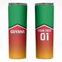 Custom Guyana Cricket Amazon Warriors Skinny Tumbler All The Way Champions - Wonder Print Shop