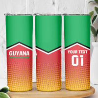 Custom Guyana Cricket Amazon Warriors Skinny Tumbler All The Way Champions - Wonder Print Shop
