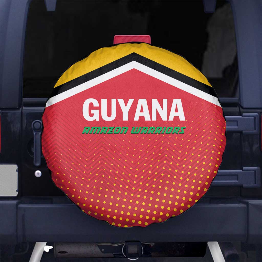 Guyana Cricket Amazon Warriors Spare Tire Cover All The Way Champions - Wonder Print Shop