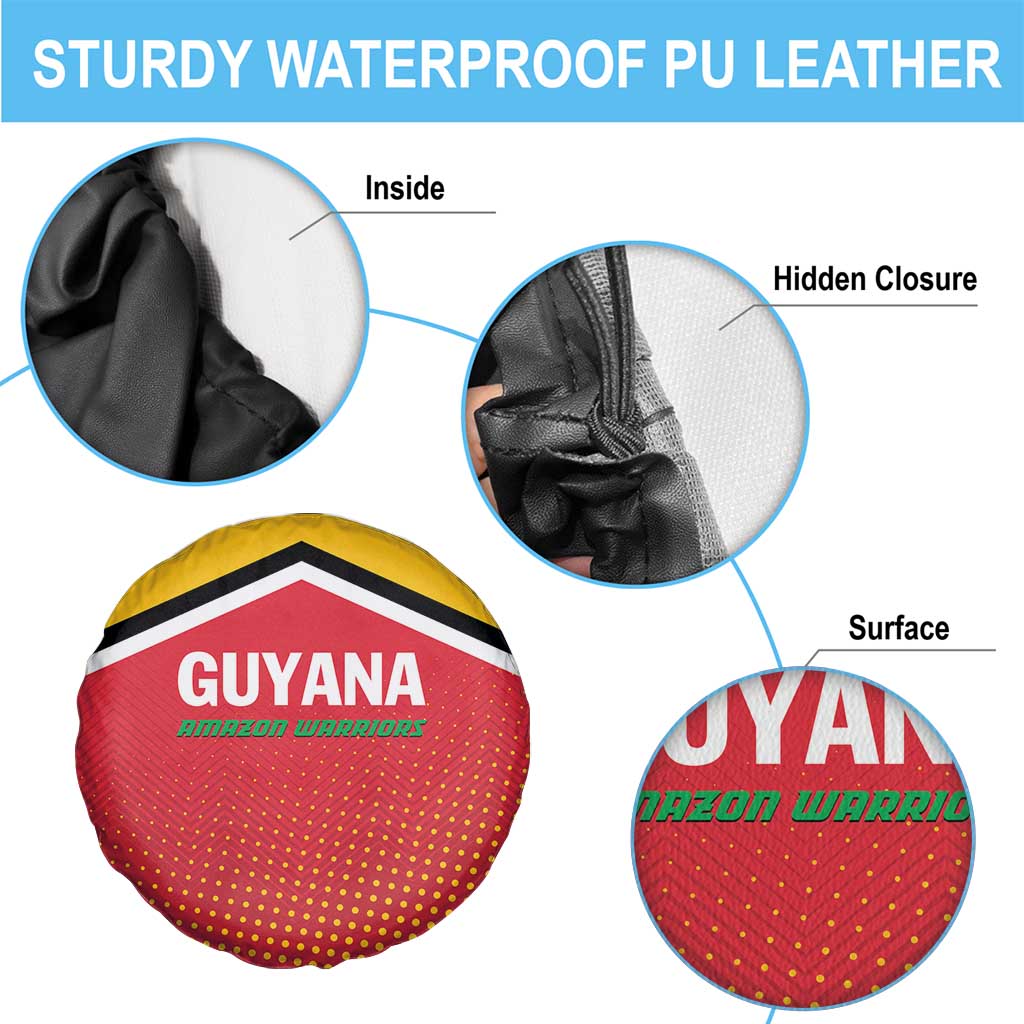 Guyana Cricket Amazon Warriors Spare Tire Cover All The Way Champions - Wonder Print Shop