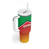 Custom Guyana Cricket Amazon Warriors Tumbler With Handle All The Way Champions - Wonder Print Shop