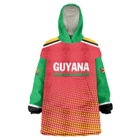 Custom Guyana Cricket Amazon Warriors Wearable Blanket Hoodie All The Way Champions - Wonder Print Shop