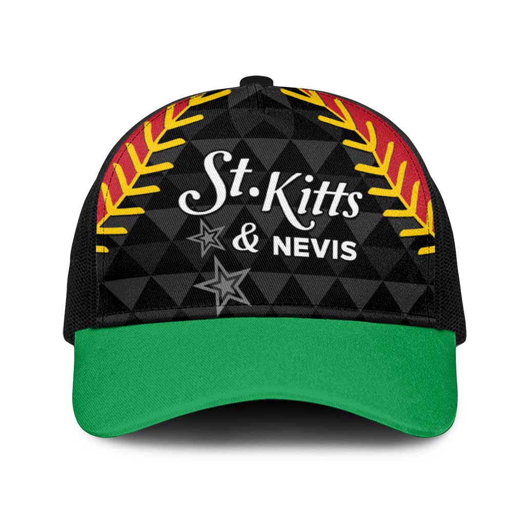 Saint Kitts and Nevis Cricket Patriots Baseball Net Cap St Kitts Nevis in Our Blood - Wonder Print Shop