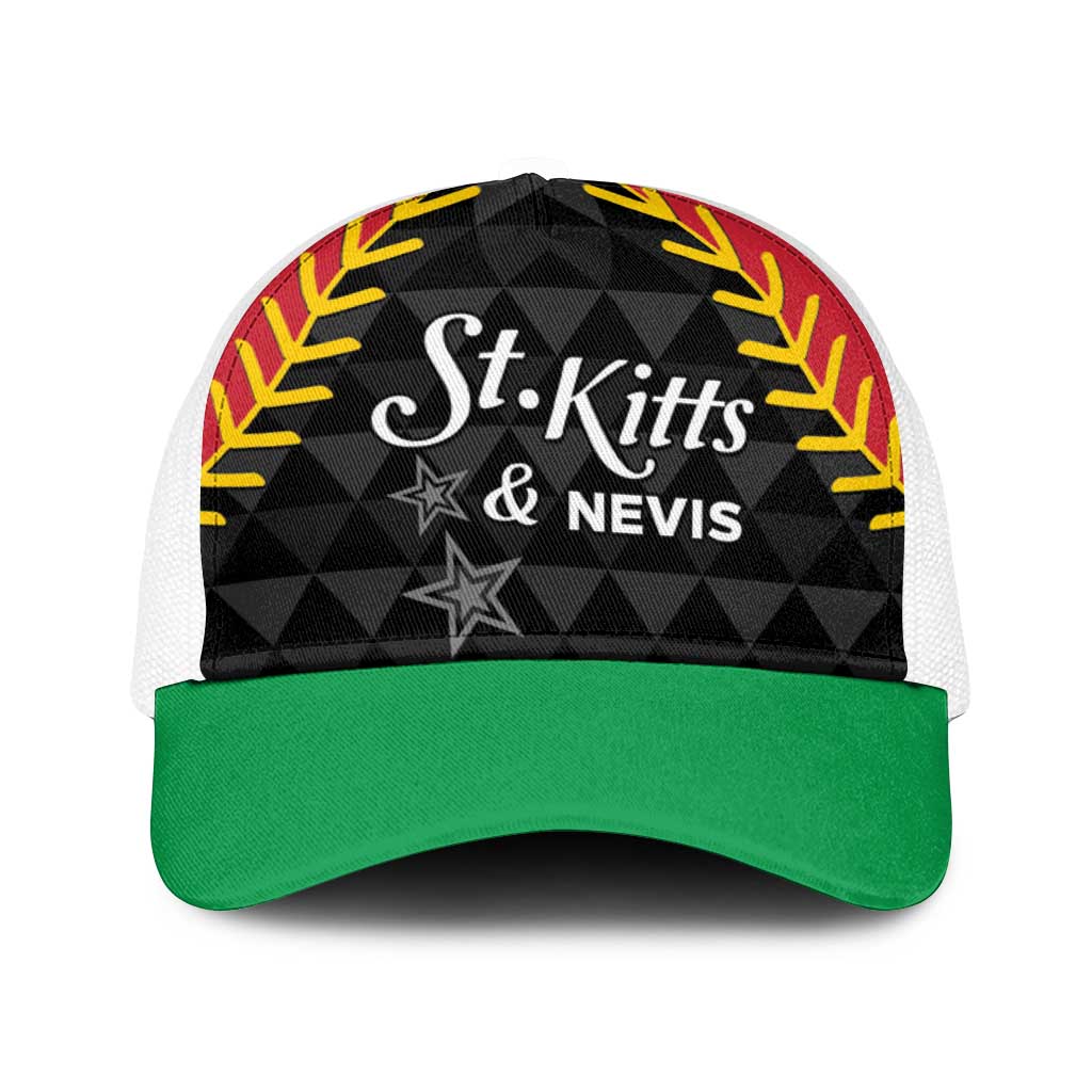 Saint Kitts and Nevis Cricket Patriots Baseball Net Cap St Kitts Nevis in Our Blood - Wonder Print Shop