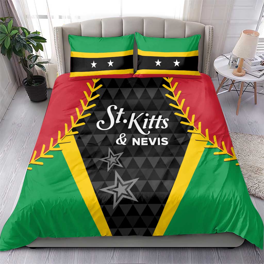 Saint Kitts and Nevis Cricket Patriots Bedding Set St Kitts Nevis in Our Blood - Wonder Print Shop