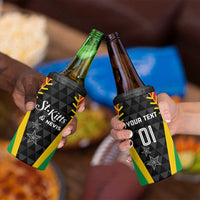 Custom Saint Kitts and Nevis Cricket Patriots 4 in 1 Can Cooler Tumbler St Kitts Nevis in Our Blood - Wonder Print Shop