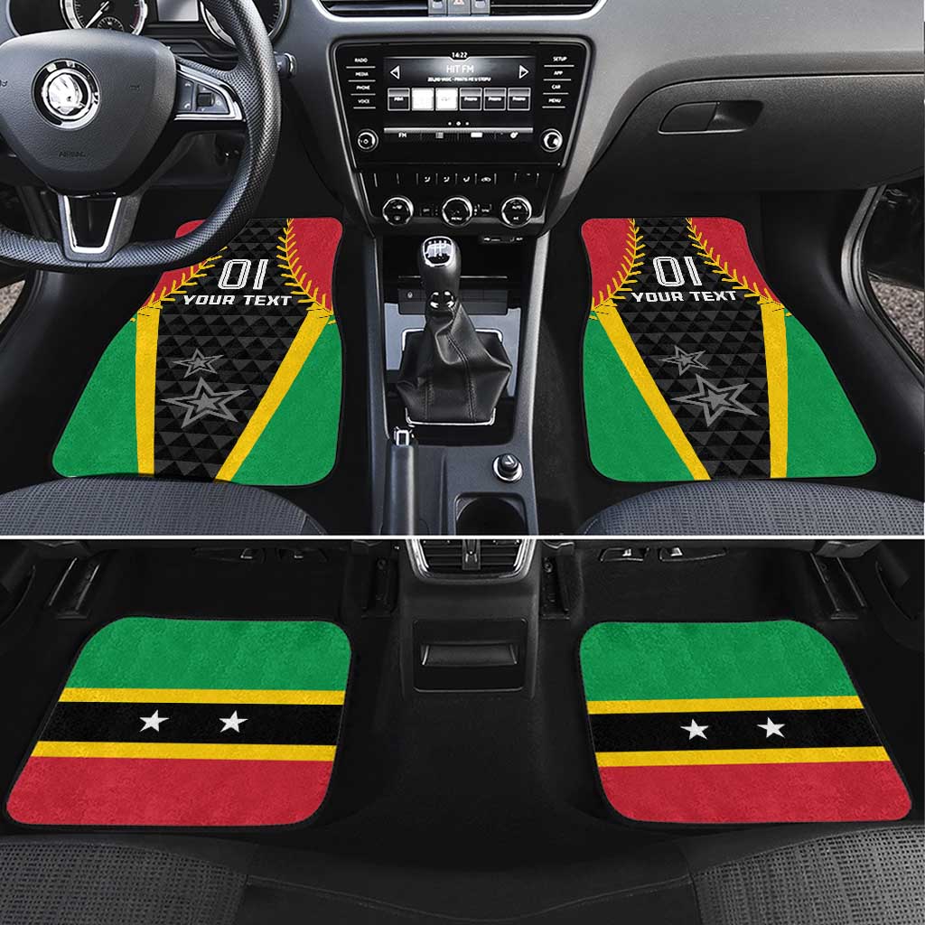 Saint Kitts and Nevis Cricket Patriots Car Mats St Kitts Nevis in Our Blood - Wonder Print Shop
