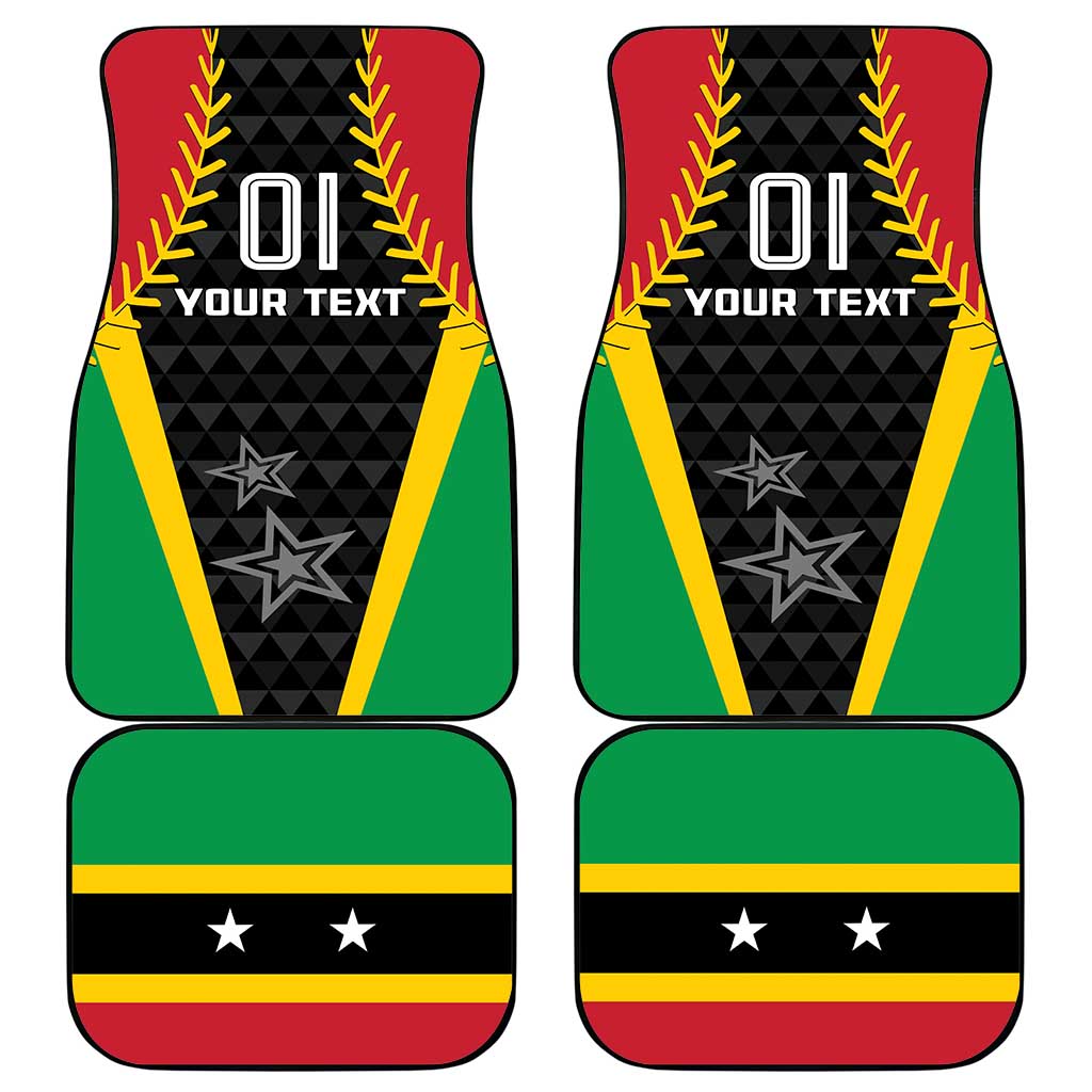 Saint Kitts and Nevis Cricket Patriots Car Mats St Kitts Nevis in Our Blood - Wonder Print Shop
