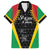 Custom Saint Kitts and Nevis Cricket Patriots Family Matching Off The Shoulder Long Sleeve Dress and Hawaiian Shirt St Kitts Nevis in Our Blood - Wonder Print Shop