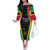 Custom Saint Kitts and Nevis Cricket Patriots Family Matching Off The Shoulder Long Sleeve Dress and Hawaiian Shirt St Kitts Nevis in Our Blood - Wonder Print Shop