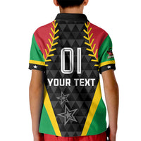 Custom Saint Kitts and Nevis Cricket Patriots Kid Polo Shirt St Kitts Nevis in Our Blood - Wonder Print Shop