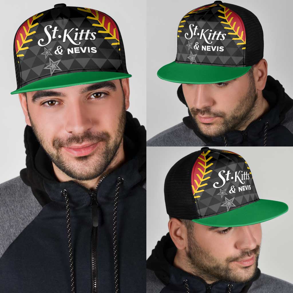Saint Kitts and Nevis Cricket Patriots Mesh Trucker Cap St Kitts Nevis in Our Blood - Wonder Print Shop