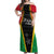 Custom Saint Kitts and Nevis Cricket Patriots Off Shoulder Maxi Dress St Kitts Nevis in Our Blood - Wonder Print Shop