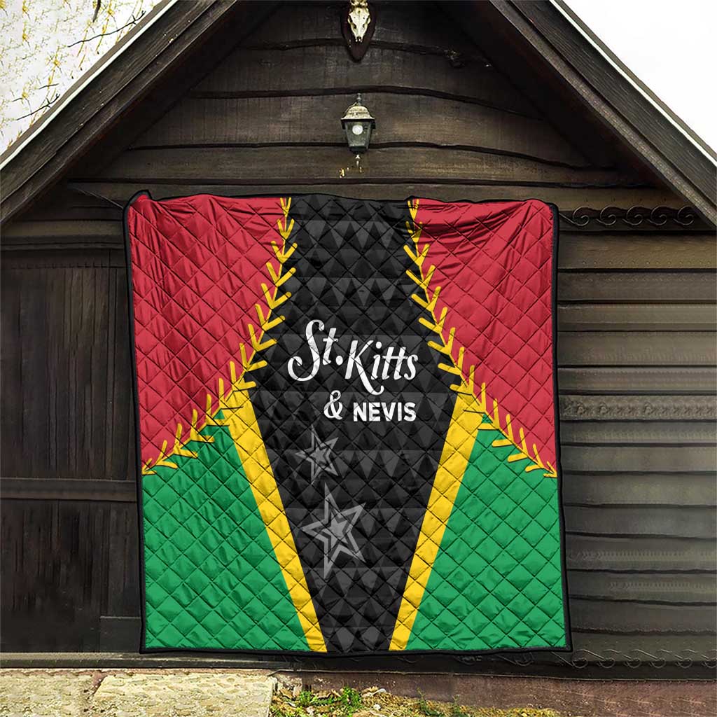 Saint Kitts and Nevis Cricket Patriots Quilt St Kitts Nevis in Our Blood - Wonder Print Shop