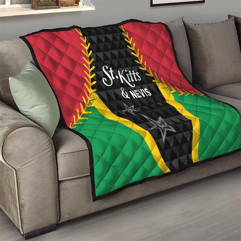 Saint Kitts and Nevis Cricket Patriots Quilt St Kitts Nevis in Our Blood - Wonder Print Shop