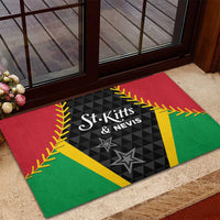 Saint Kitts and Nevis Cricket Patriots Rubber Doormat St Kitts Nevis in Our Blood - Wonder Print Shop