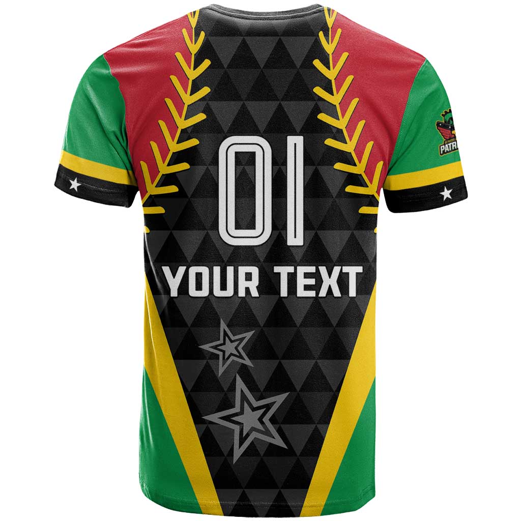 Custom Saint Kitts and Nevis Cricket Patriots T Shirt St Kitts Nevis in Our Blood - Wonder Print Shop