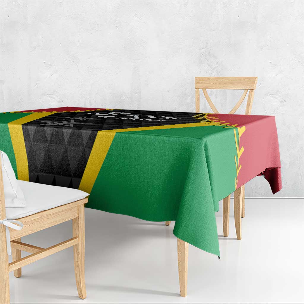 Saint Kitts and Nevis Cricket Patriots Tablecloth St Kitts Nevis in Our Blood - Wonder Print Shop