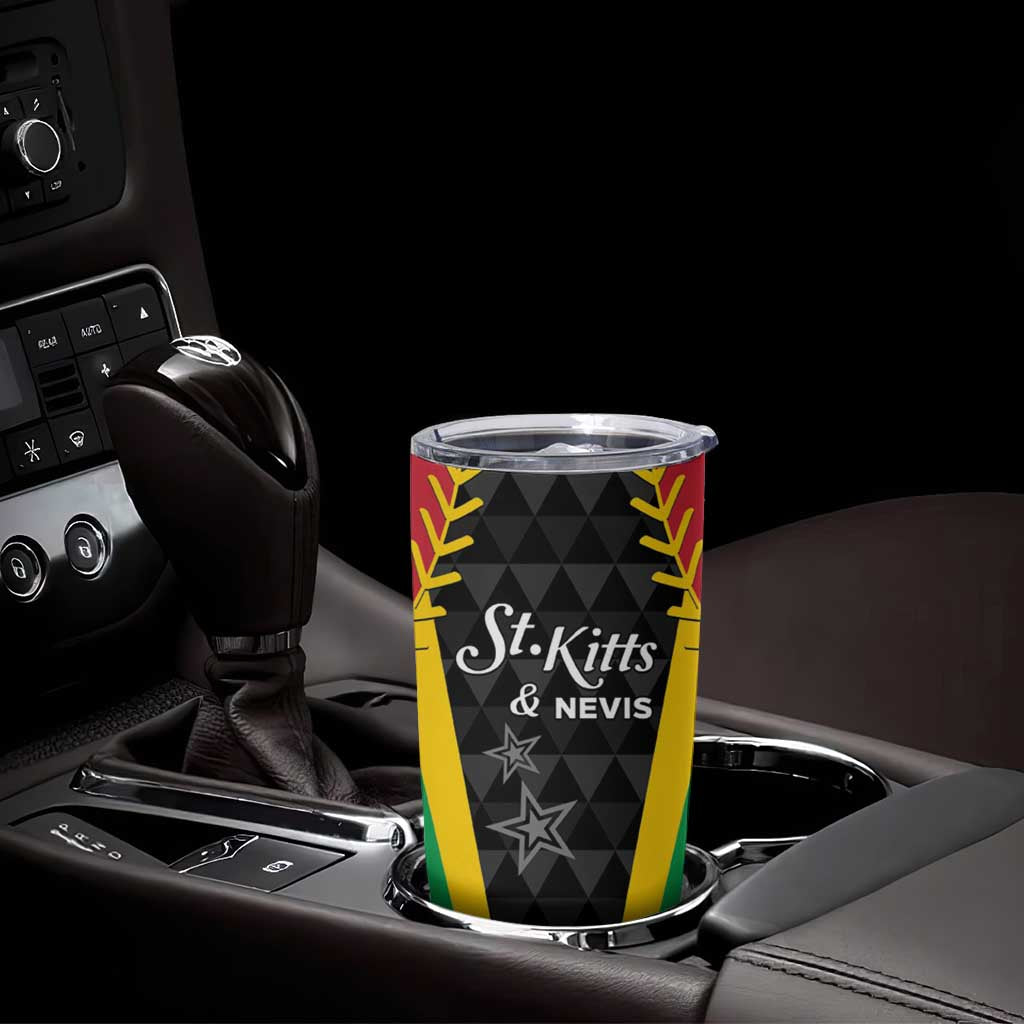Custom Saint Kitts and Nevis Cricket Patriots Tumbler Cup St Kitts Nevis in Our Blood - Wonder Print Shop