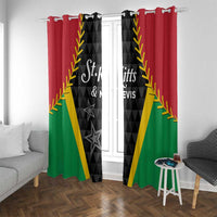Saint Kitts and Nevis Cricket Patriots Window Curtain St Kitts Nevis in Our Blood - Wonder Print Shop