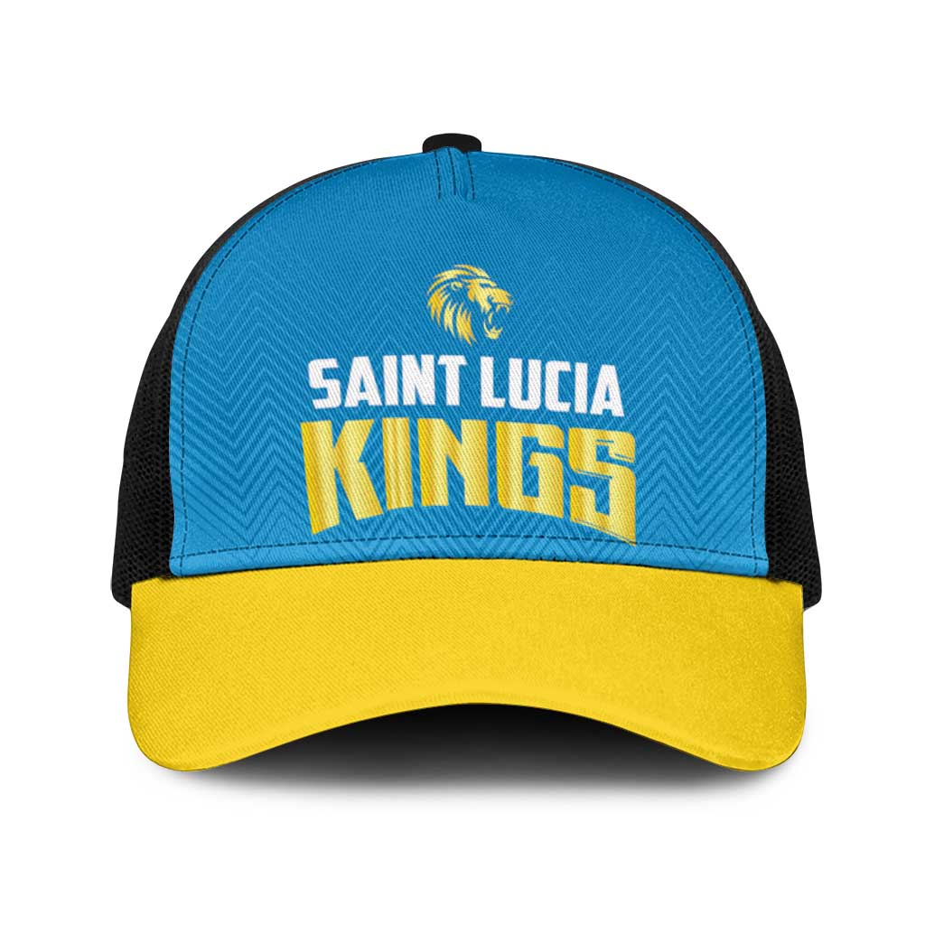 Saint Lucia Cricket Baseball Net Cap St Lucia Stars Champions 2024 - Wonder Print Shop