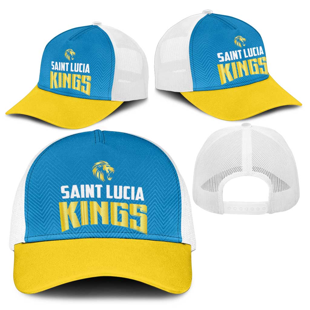 Saint Lucia Cricket Baseball Net Cap St Lucia Stars Champions 2024 - Wonder Print Shop