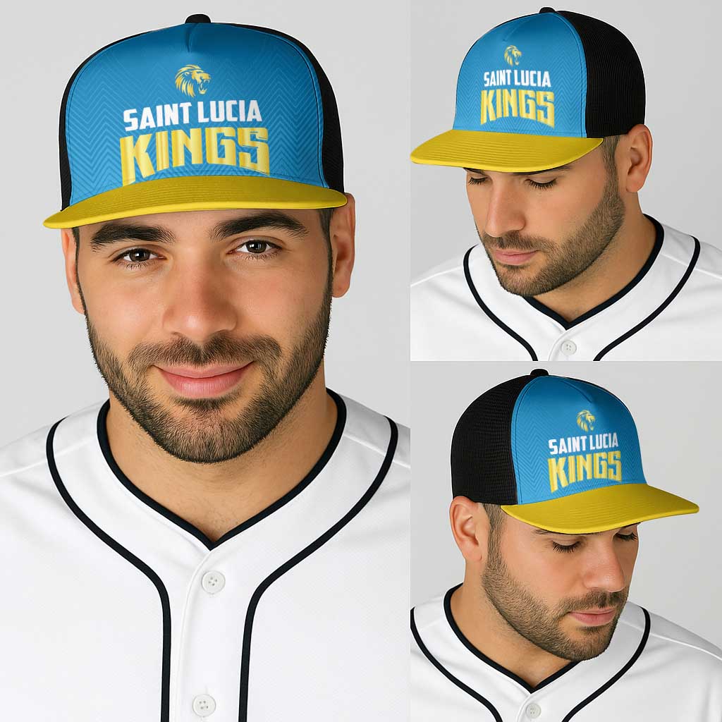 Saint Lucia Cricket Baseball Net Cap St Lucia Stars Champions 2024 - Wonder Print Shop