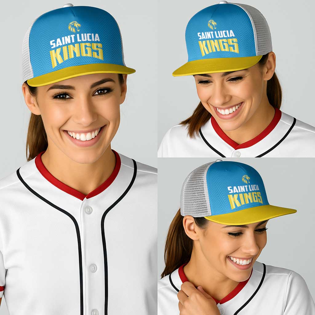 Saint Lucia Cricket Baseball Net Cap St Lucia Stars Champions 2024 - Wonder Print Shop