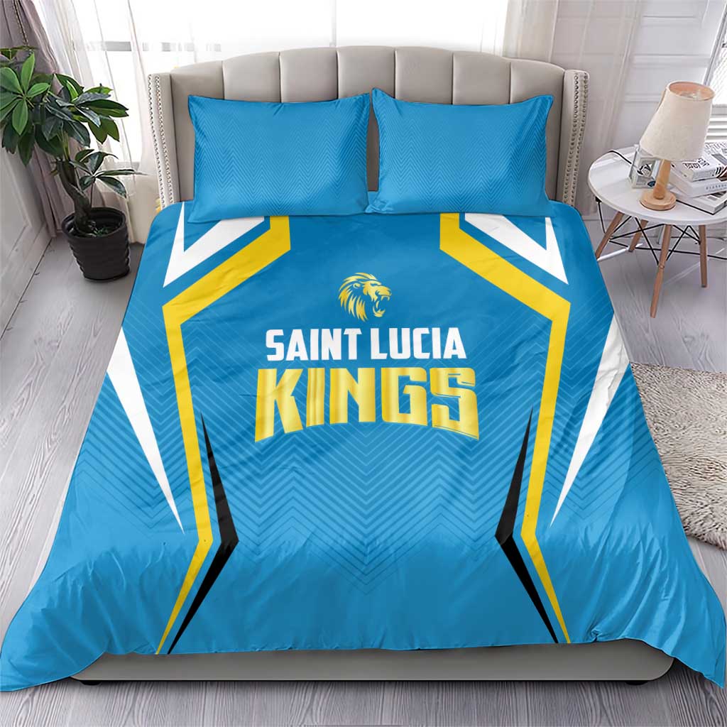 Saint Lucia Cricket Bedding Set St Lucia Stars Champions 2024 - Wonder Print Shop