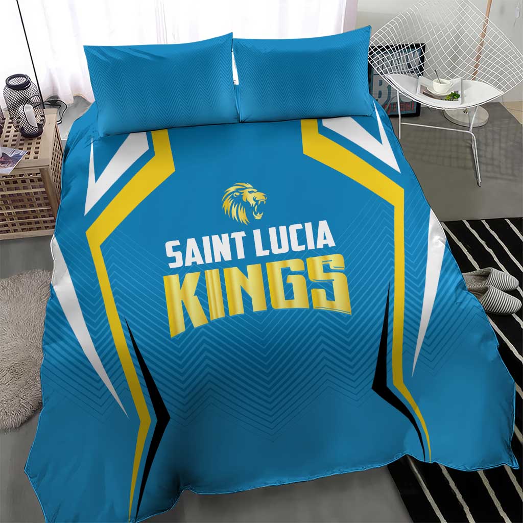 Saint Lucia Cricket Bedding Set St Lucia Stars Champions 2024 - Wonder Print Shop