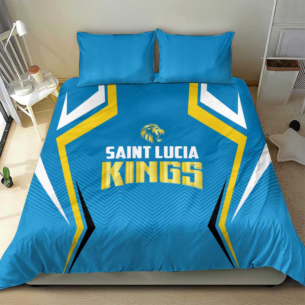 Saint Lucia Cricket Bedding Set St Lucia Stars Champions 2024 - Wonder Print Shop