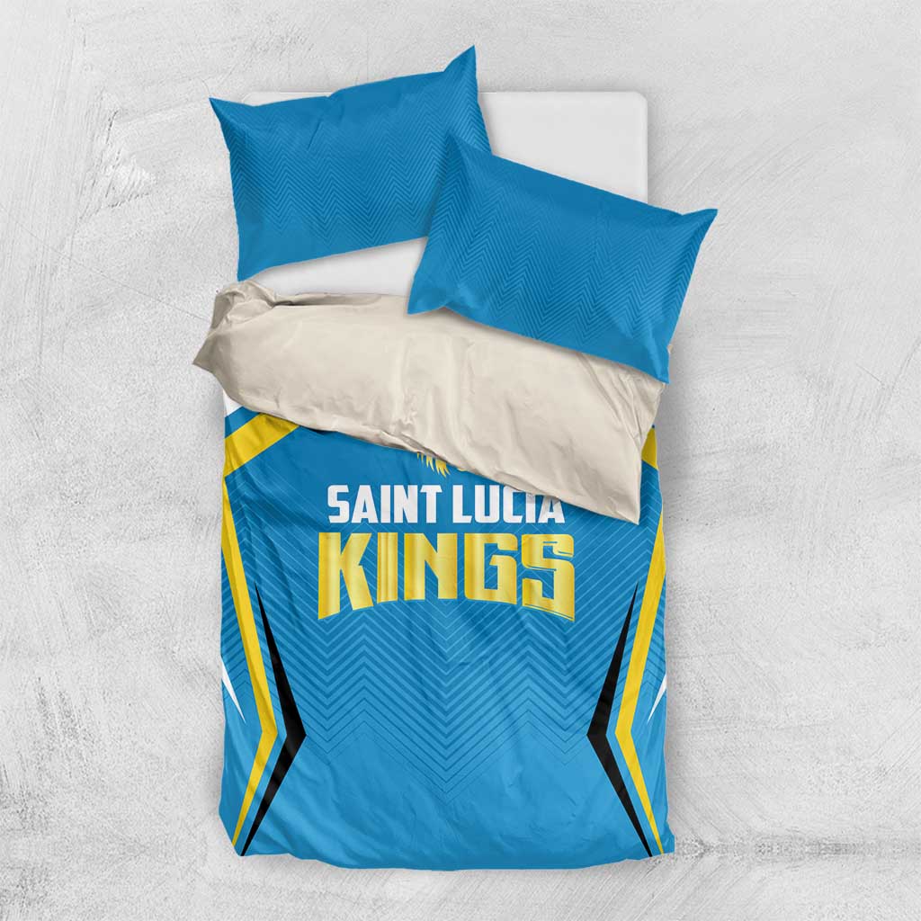 Saint Lucia Cricket Bedding Set St Lucia Stars Champions 2024 - Wonder Print Shop