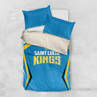 Saint Lucia Cricket Bedding Set St Lucia Stars Champions 2024 - Wonder Print Shop