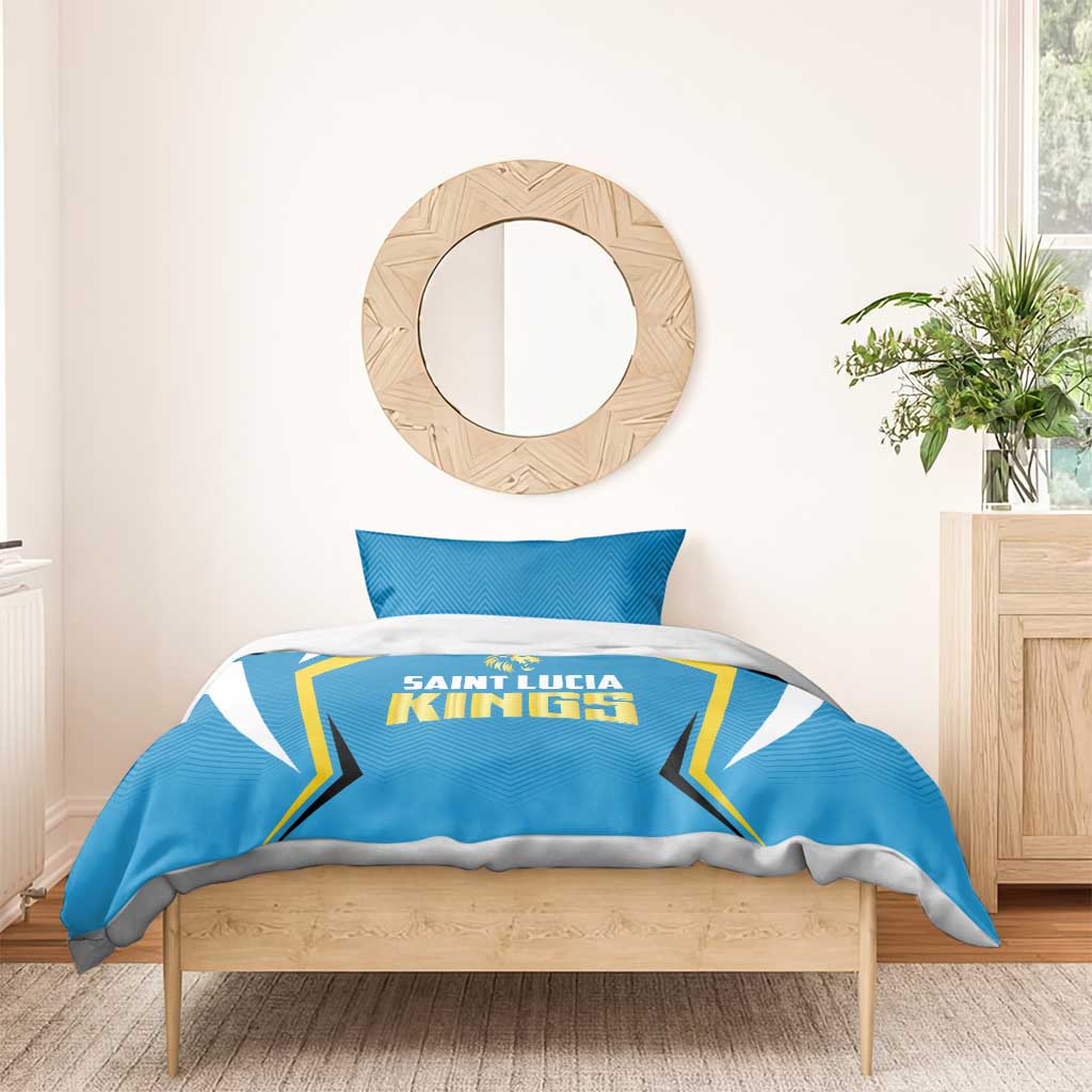 Saint Lucia Cricket Bedding Set St Lucia Stars Champions 2024 - Wonder Print Shop