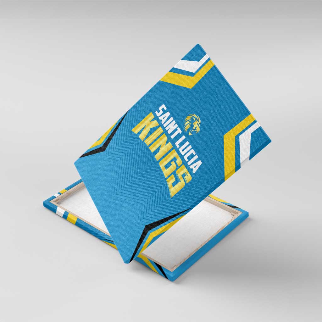 Saint Lucia Cricket Canvas Wall Art St Lucia Stars Champions 2024 - Wonder Print Shop