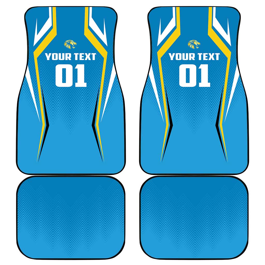 Saint Lucia Cricket Car Mats St Lucia Stars Champions 2024 - Wonder Print Shop