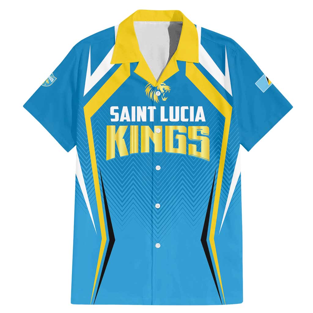 Custom Saint Lucia Cricket Family Matching Mermaid Dress and Hawaiian Shirt St Lucia Stars Champions 2024 - Wonder Print Shop