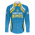 Custom Saint Lucia Cricket Family Matching Off The Shoulder Long Sleeve Dress and Hawaiian Shirt St Lucia Stars Champions 2024 - Wonder Print Shop