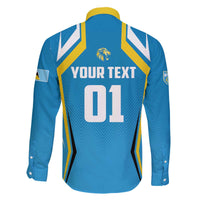 Custom Saint Lucia Cricket Family Matching Off The Shoulder Long Sleeve Dress and Hawaiian Shirt St Lucia Stars Champions 2024 - Wonder Print Shop