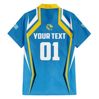 Custom Saint Lucia Cricket Family Matching Tank Maxi Dress and Hawaiian Shirt St Lucia Stars Champions 2024 - Wonder Print Shop